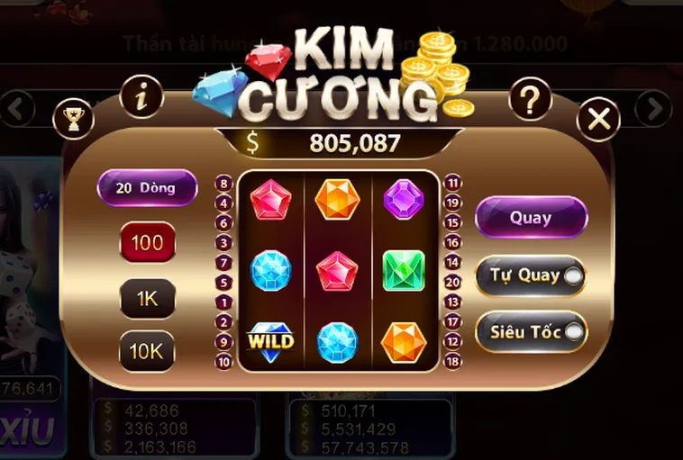 Khám Phá Trò Chơi Nổ Hũ Kim Cương Tại HM88 Nhận Thưởng Ngay